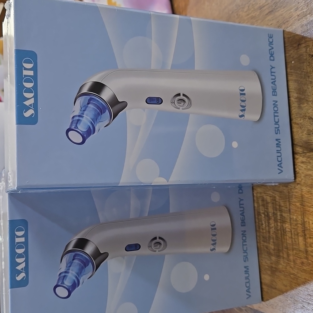 White Vacuum Suction Beauty Device, Brand New